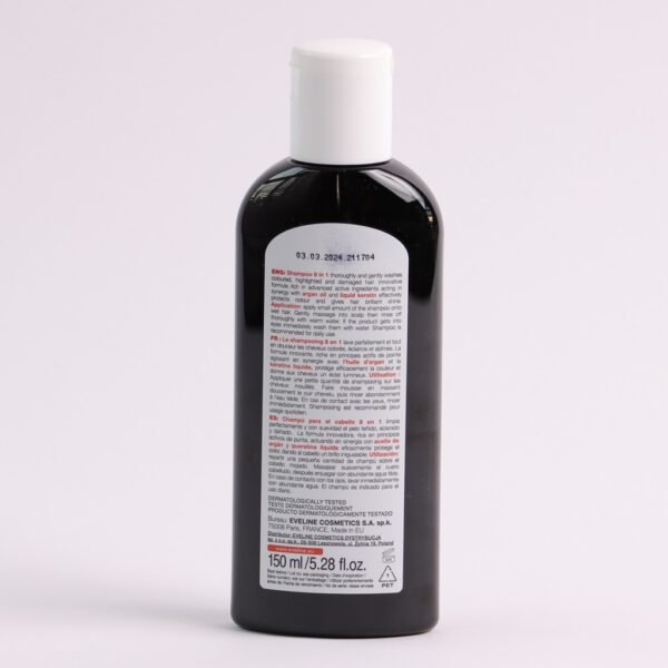 Eveline Argan + Keratin Shampoo 8 in 1 Radical Repair Technology 150ml - Image 5