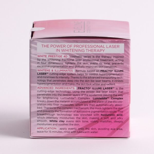 Eveline White Prestige 4D Whitening Facial Mask White Clay Reduces Discoloration 50ml - Image 6