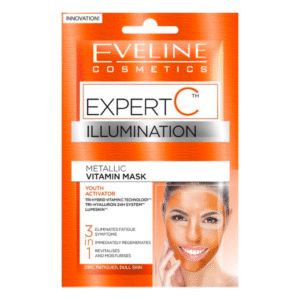 Eveline Expert C Vitamin Face Mask Tired Skin Regenerates &amp  Smoothes 2x5ml