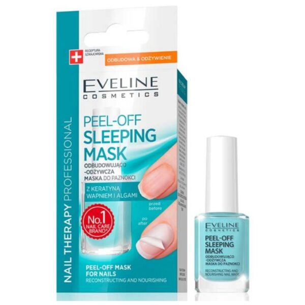 Eveline Nail Therapy Peel Off Sleeping Mask Rebuilding Nourishing Nail Mask 12ml