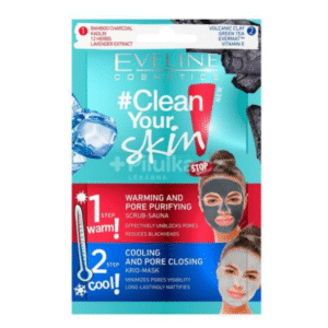 Eveline Clean Your Skin Face Mask Warming & Purifying and Cooling & Pore Closing 2x5ml