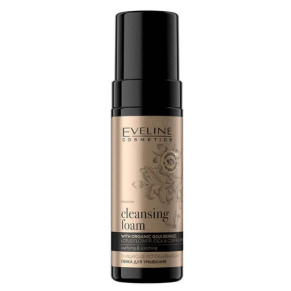 Eveline Organic Gold Face Cleansing Foam with Organic Goji Berries 150ml Expire 22/03/2024