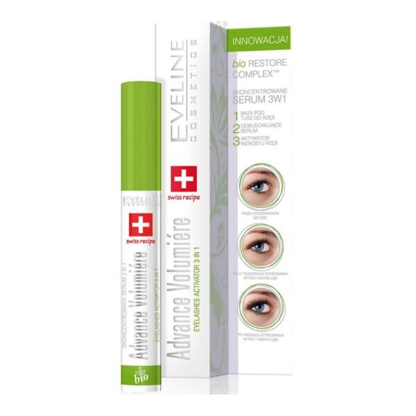 Eveline Advance Volumiere Concentrated Eyelash Growth Serum & Primer 3in1 Bio 10ml