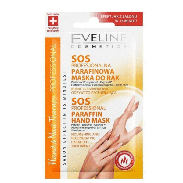 Eveline SOS Professional Paraffin Hand Mask Warming Effect 7ml - Image 2