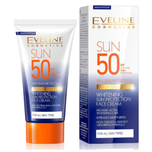 Eveline Whitening Sun Protection Moisturizing Face Cream SPF50 for All Skin Types 50ml