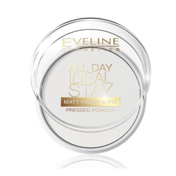 Eveline All Day Ideal Stay Matt Pressed Powder Finish & Fix 60 White 12g