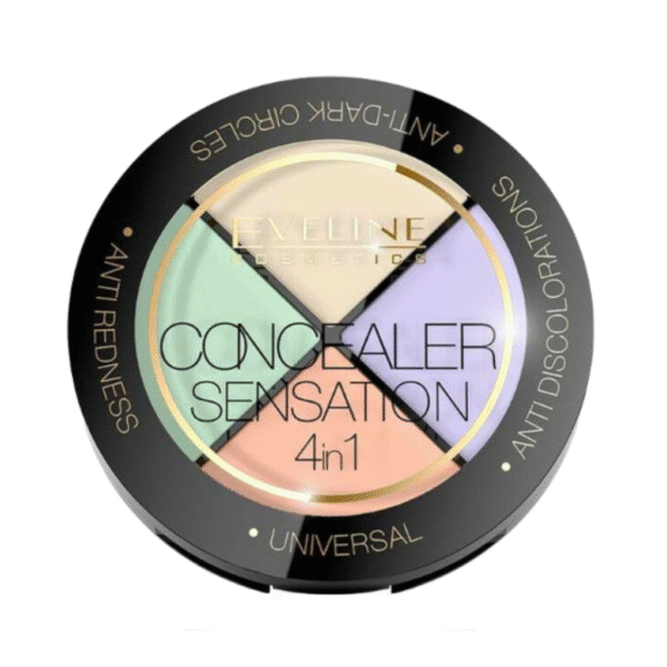 Eveline Concealer Sensation 4in1 Universal Anti-Redness 4.4g