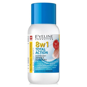 Eveline Nail Therapy 8 in 1 Nail Polish Remover Total Action Acetone Free 150ml