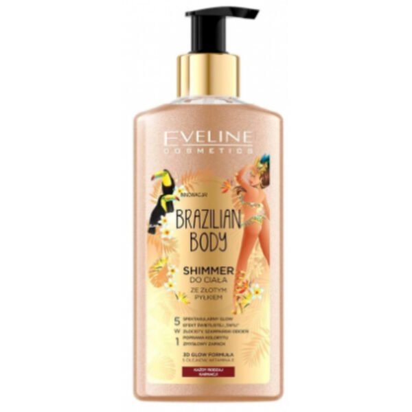 Eveline Brazilian Body Body Shimmer With Golden Dust 150ml