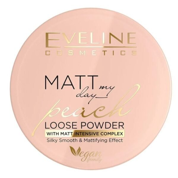 Eveline Matt My Day Loose Powder Silky Smooth & Mattifying Peach - Image 4