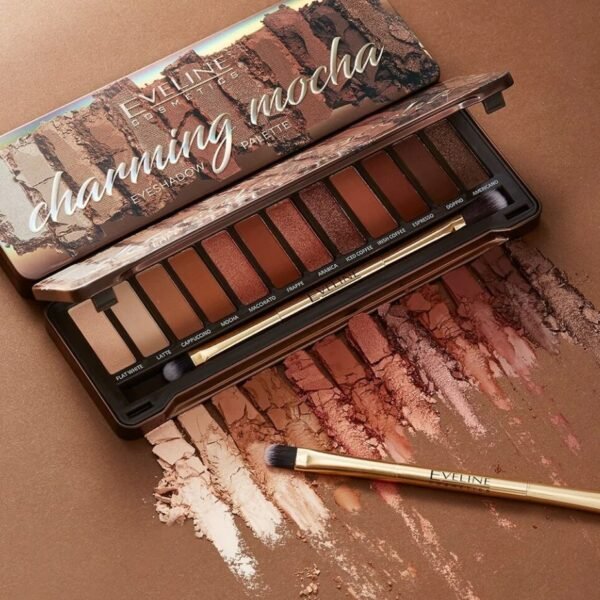 Eveline Charming Mocha Eyeshadow Palette 12g - Image 6