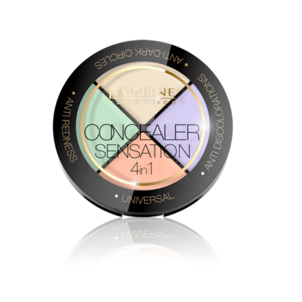 Eveline Concealer Sensation 4in1 Universal Anti-Redness 4.4g - Image 3