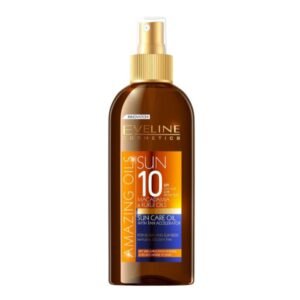 Eveline Sun Care Macadamia Oil SPF10 with Tan Accelerator Protect Moisturizing Skin 150ml