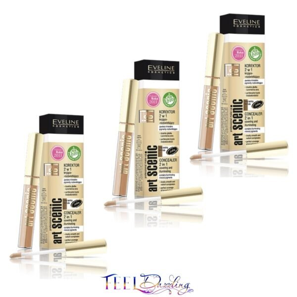 Eveline Art Scenic Professional Makeup Concealer 2 in 1 Long Lasting