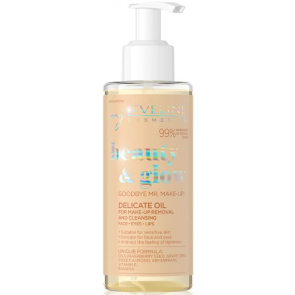 Eveline Beauty & Glow Delicate Cleansing Oil and Make-Up Remover Goodbye Mr. Make-up 145ml