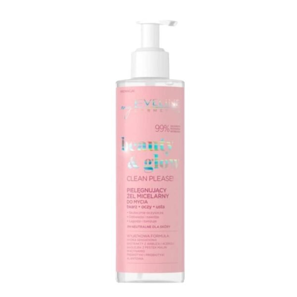 Eveline Beauty & Glow Clean Please Gentle Micellar Face Wash Gel 200ml