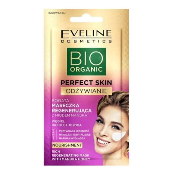 Eveline Bio Organic Perfect Skin Nourishing Rich Regenerating Face Mask with Manuka Honey 8ml