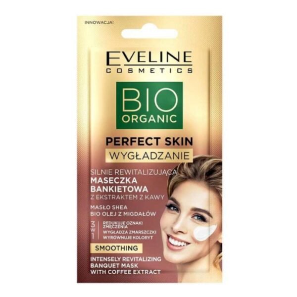 Eveline Bio Organic Perfect Skin Smoothing Intensely Revitalising Banquet Face Mask with Coffee Extract 8ml