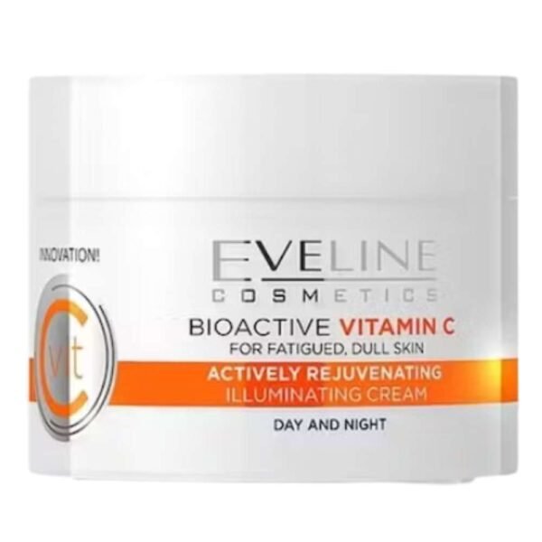 Eveline BioActive Vitamin C Rejuvenating Face Cream for Illuminating Fatigued Dull Skin 50ml - Image 3