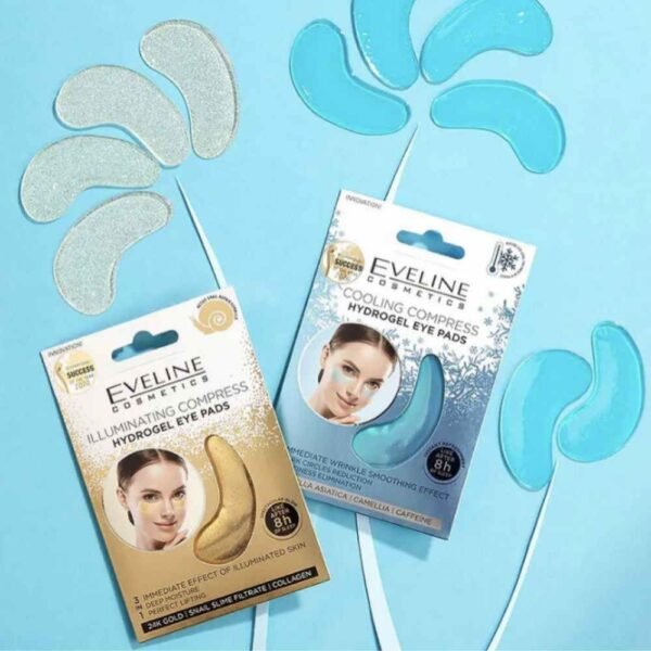 Eveline 24k Gold Illuminating Compress Hydrogel Eye Pads - Image 3