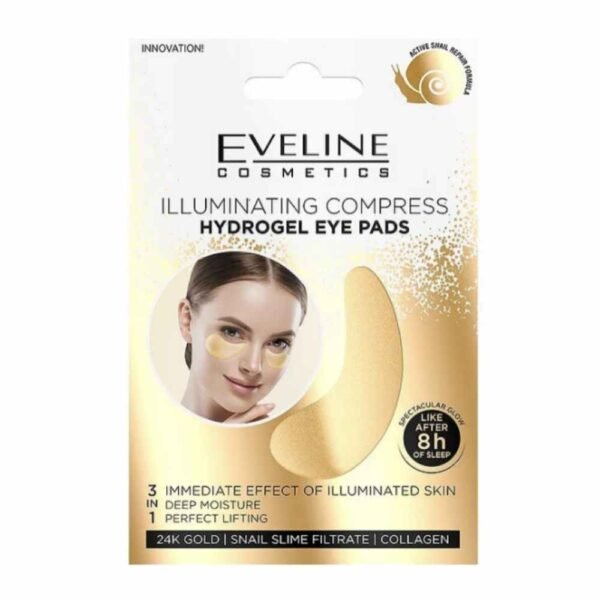 Eveline 24k Gold Illuminating Compress Hydrogel Eye Pads