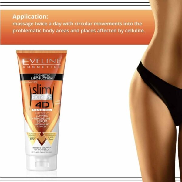Eveline Anti-Cellulite Intensely Slimming Serum with Cooling Effect 250ml - Image 4