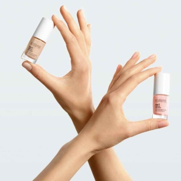 Eveline Nail Therapy 6 in 1 Care and Colour Salon Effect Nail Conditioner 5ml - Image 2
