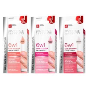 Eveline Nail Therapy 6 in 1 Care and Colour Salon Effect Nail Conditioner 5ml
