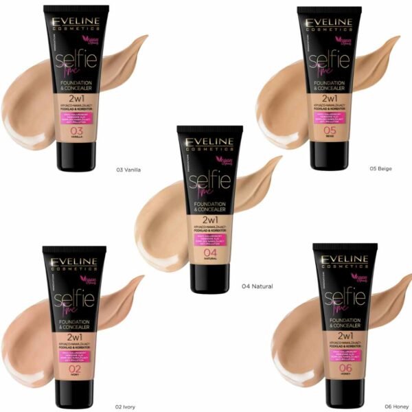 Eveline Selfie Time Covering Foundation and Concealer 2 in 1 30ml
