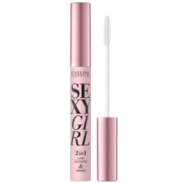 Eveline Sexy Girl 2 in 1 Mascara Primer and Lash Growth Booster Black 10ml - Image 2
