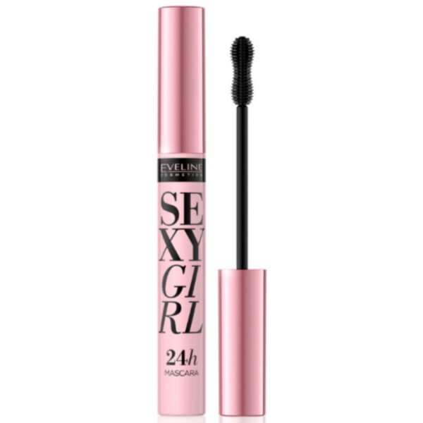 Eveline Sexy Girl 24H Curl Eyelashes Mascara Extra Black 10ml - Image 2