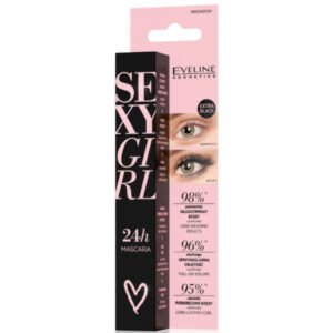 Eveline Sexy Girl 24H Curl Eyelashes Mascara Extra Black 10ml