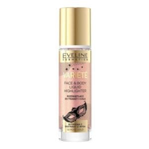 Eveline Variete Liquid Highlighter for Face and Body 02 Rose Gold 30ml