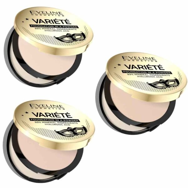 Eveline Variete Mineral Foundation Powder with 93% Mineral Ingredients 8g