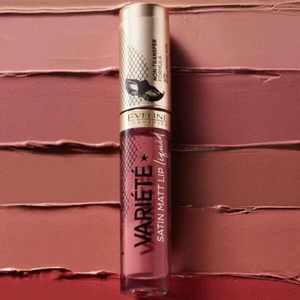 Eveline Variete Matte Liquid Lipstick with Hyaluronic Acid 4.5ml - Image 3