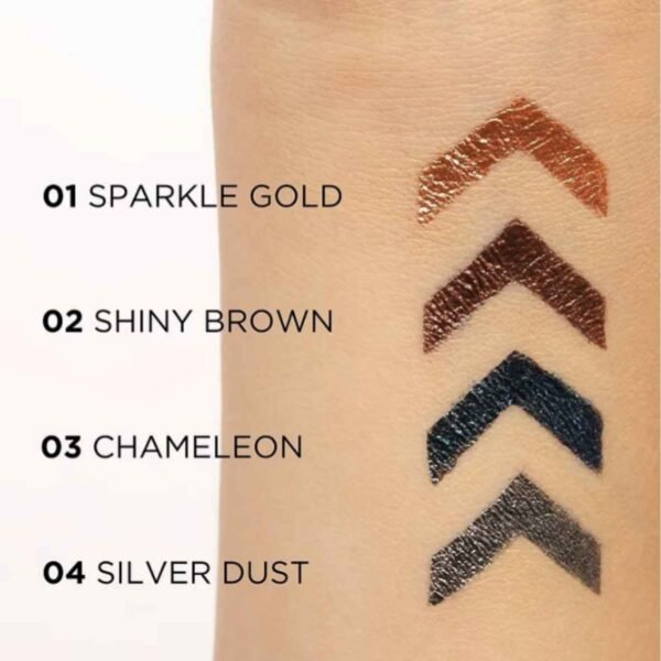 Eveline Variete Sparkling Liquid Eyeliner Waterproof 4ml - Image 3