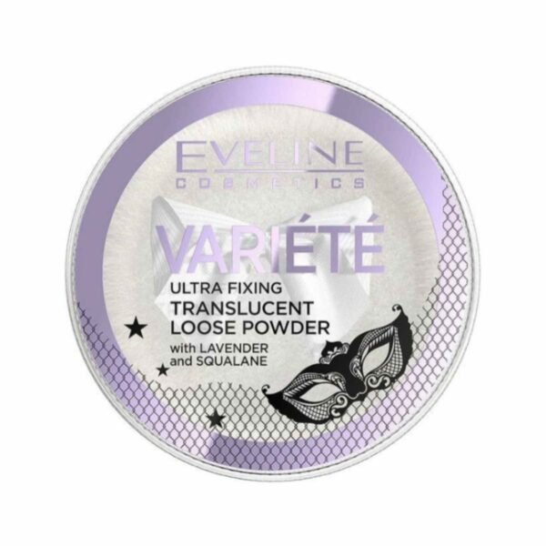 Eveline Variete Ultra Fixing Translucent Powder with Lavender and Squalane 5g