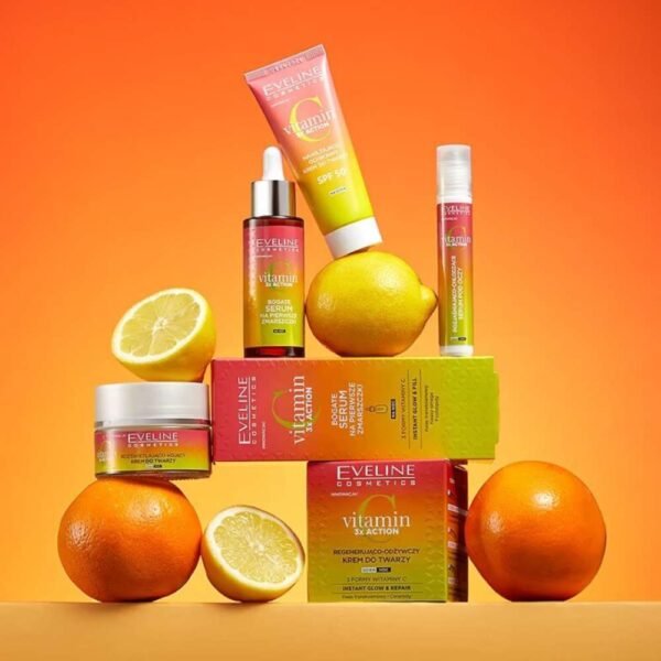 Eveline Vitamin C 3x Action Protective Face Cream SPF50 30ml - Image 3
