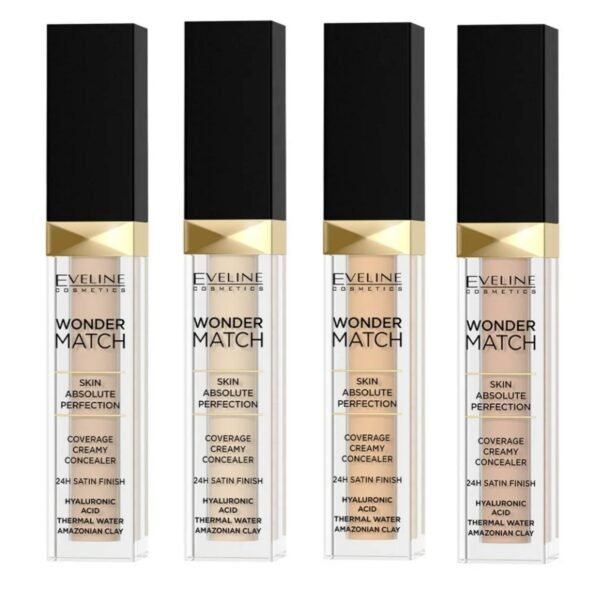 Eveline Wonder Match Concealer 24H with Hyaluronic Acid 7ml