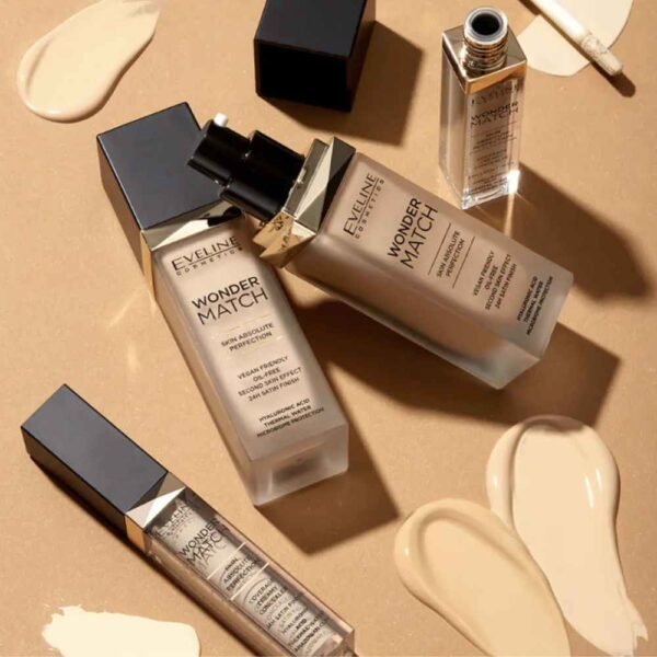 Eveline Wonder Match Foundation with Hyaluronic Acid 30 ml - Image 2