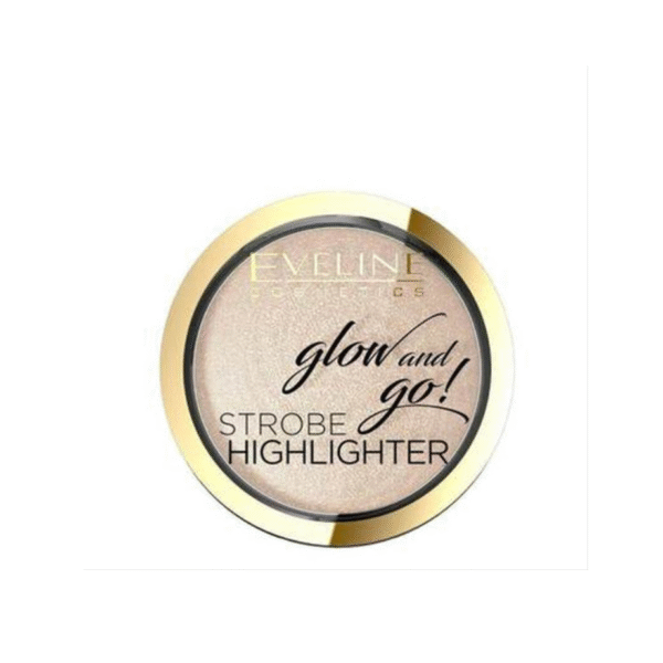 Eveline Glow and Go Strobe Highlighter Pressed Powder 01 Champagne 8.5g - Image 3