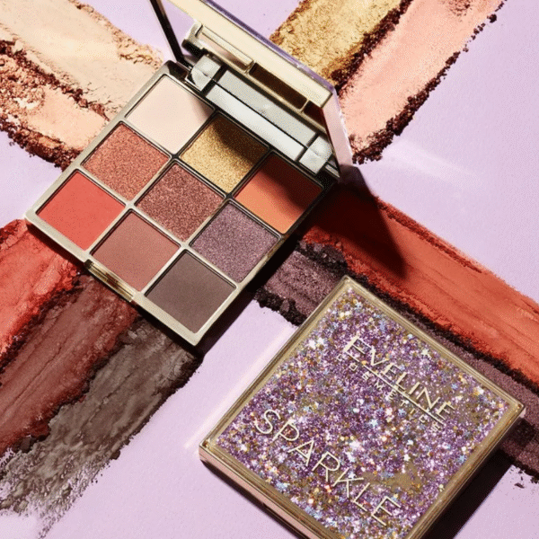 Eveline Sparkle Eyeshadow Palette 9 Shades 19.8g - Image 4